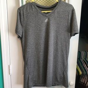 Adidas Gray V neck